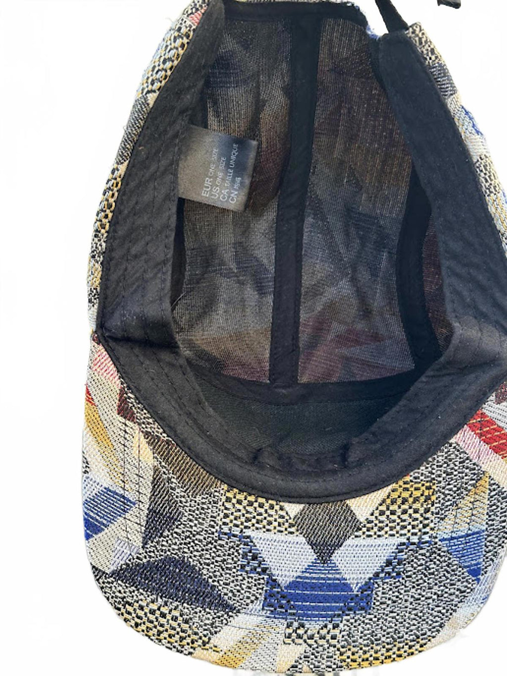 Geometric Tribal 5 Panel Camp Cap Strapback