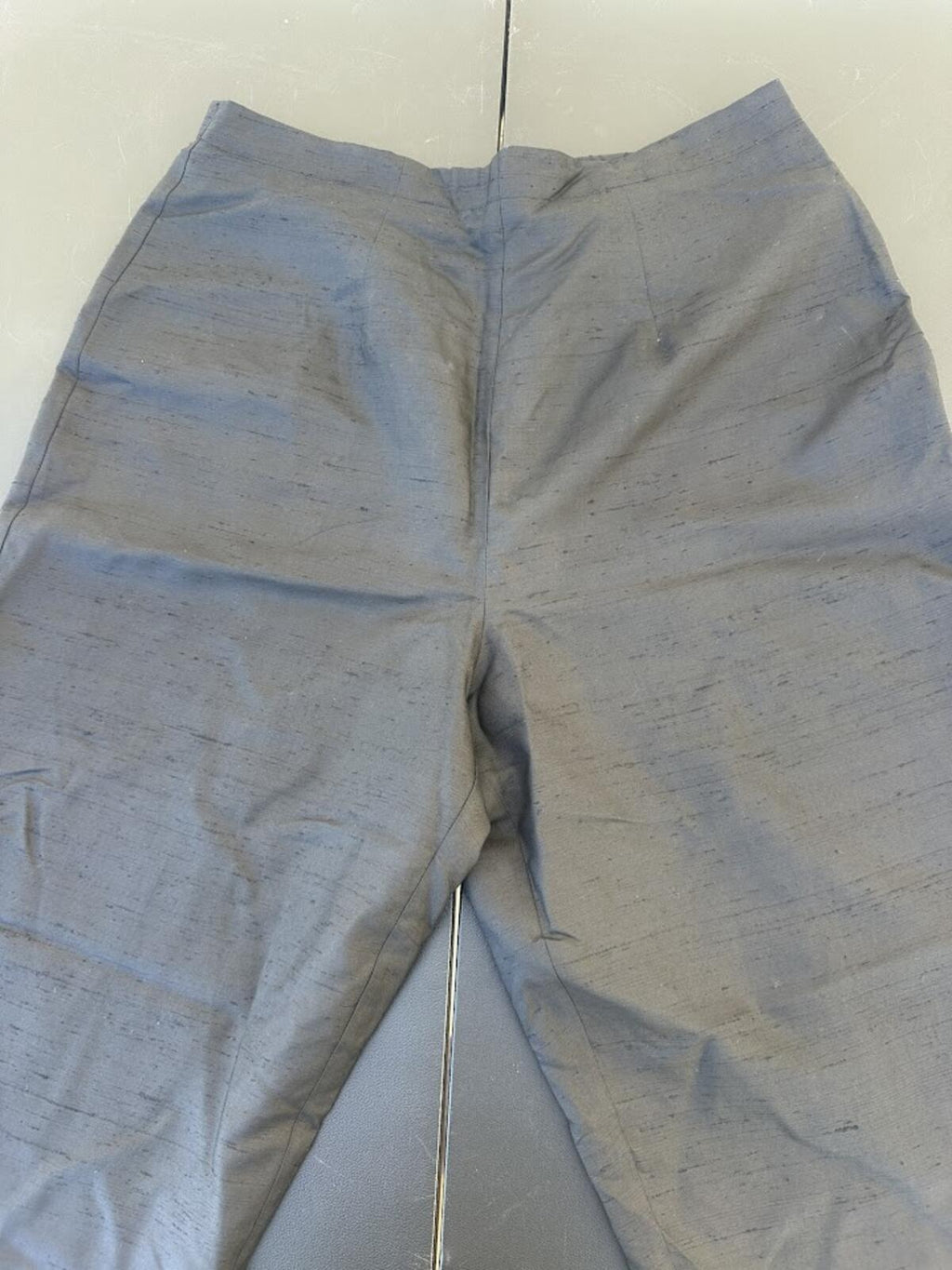 Vintage Black Silk Dress Pants Medium