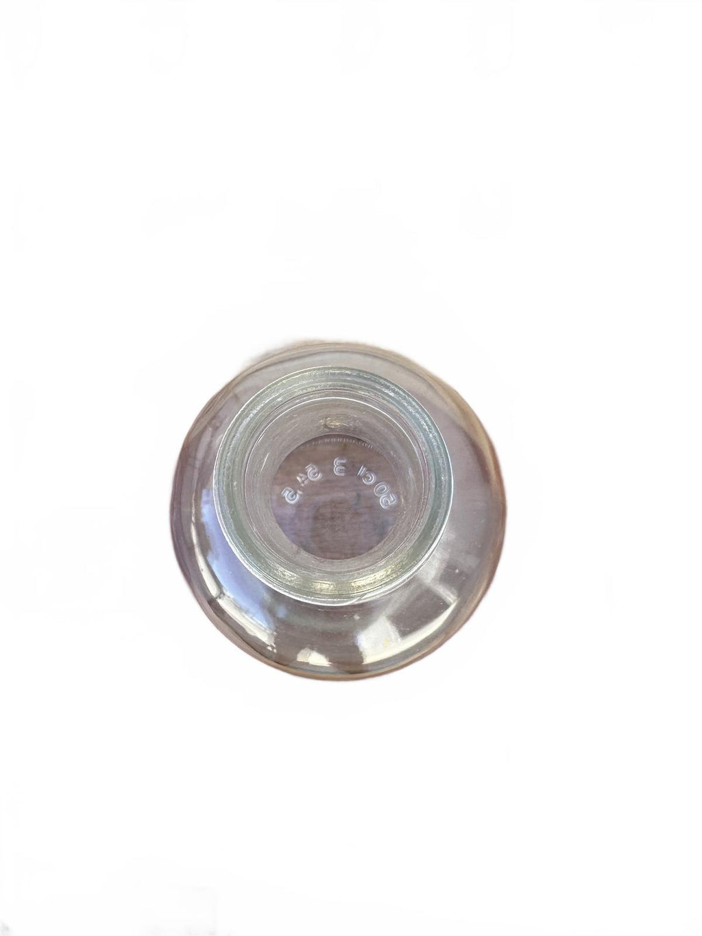 Vintage Clear Glass Apothecary Bottle 7"