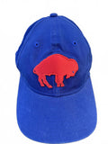 New Era Red Buffalo Logo Strapback Hat Blue