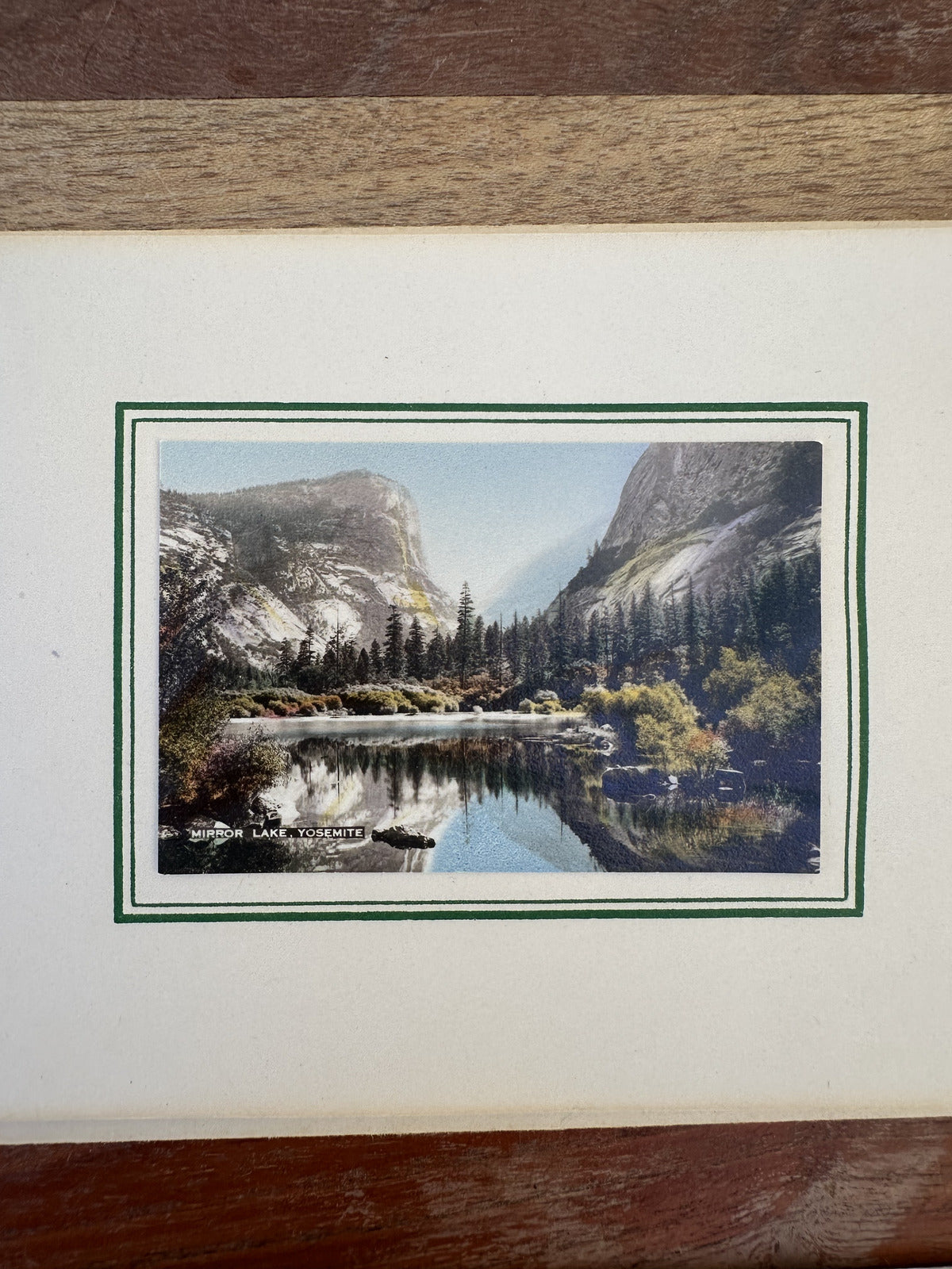 Set of 5 Vintage Yosemite Hand Colored Photos