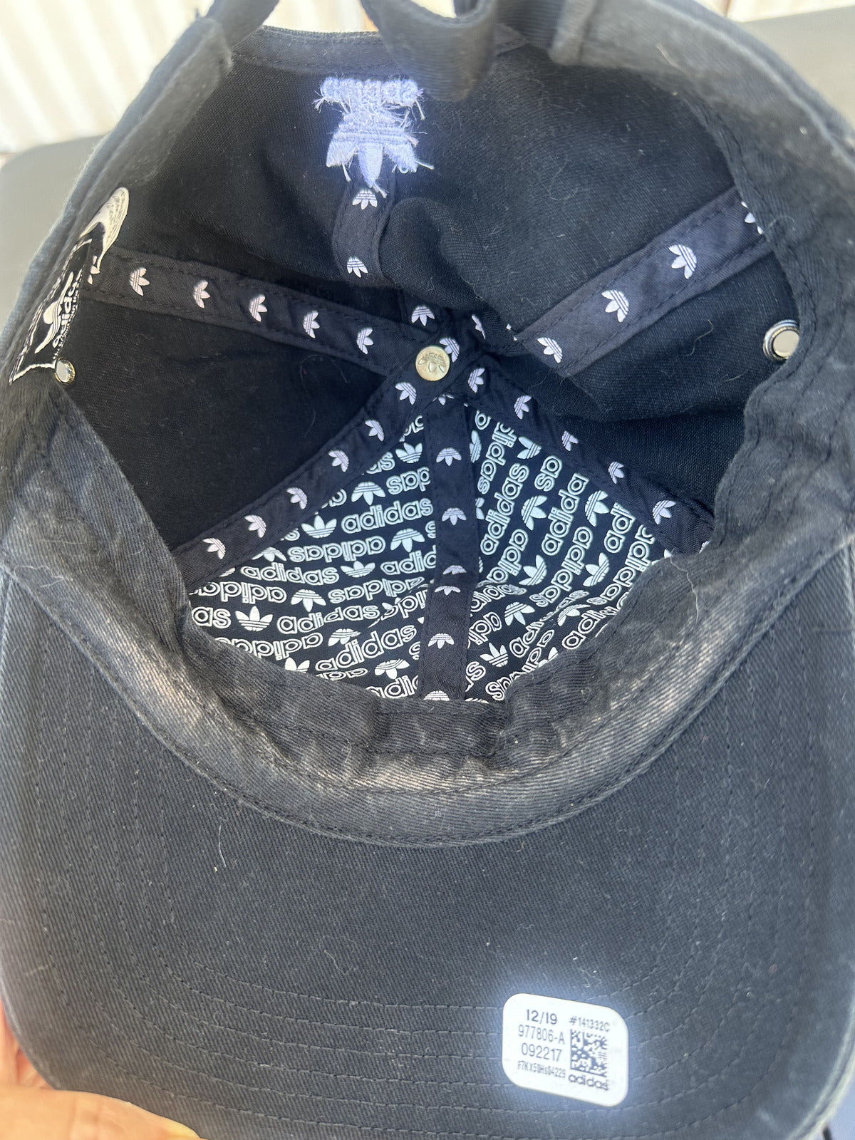 Adidas Originals Black Trefoil Strapback Hat