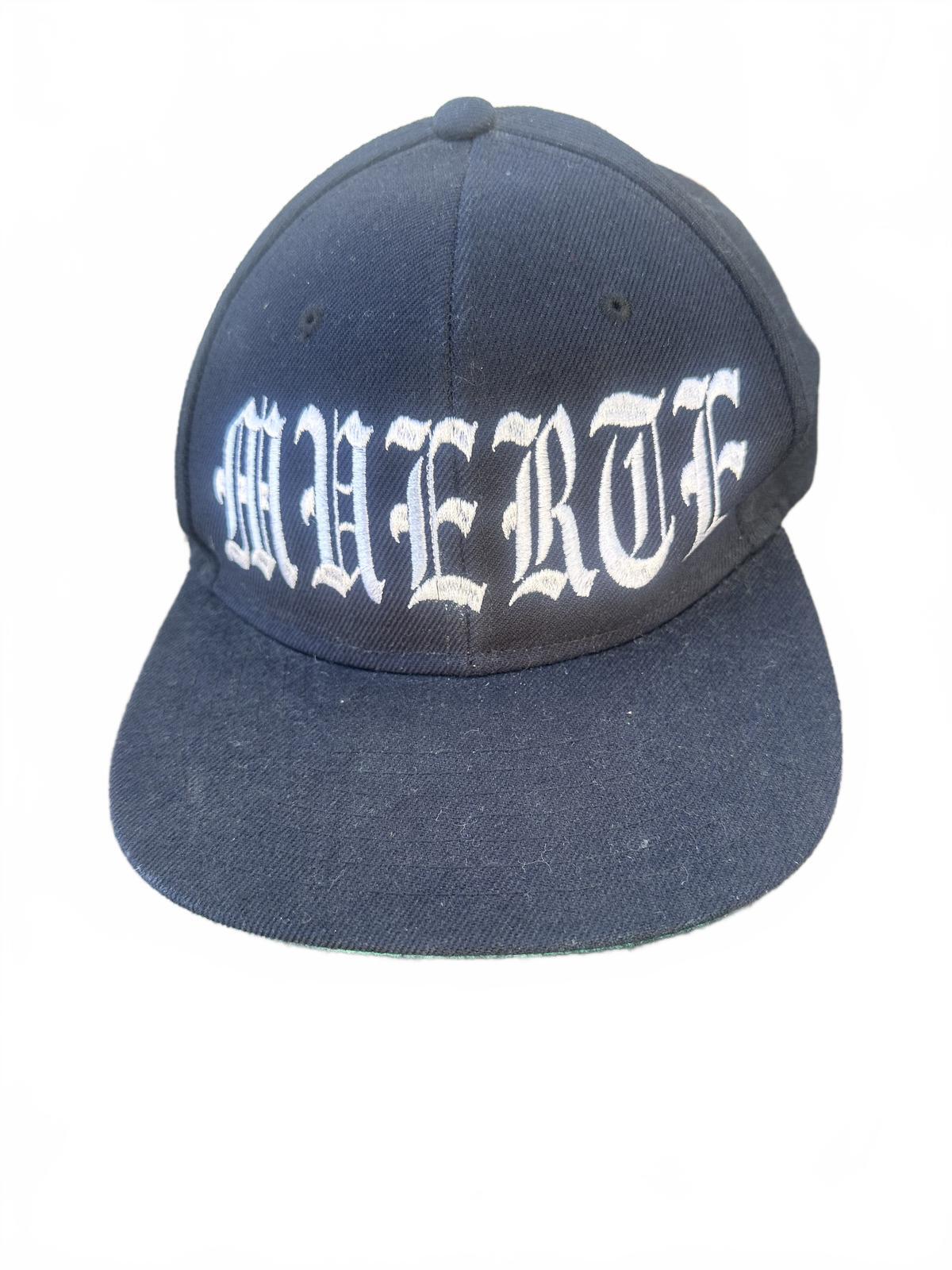 Black & White Muerte Gothic Snapback Hat