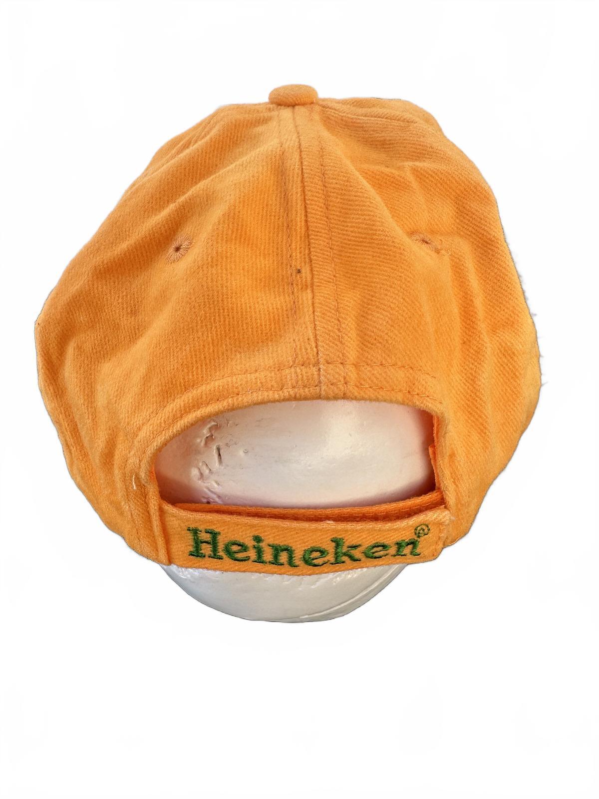 Vintage Heineken Orange Strapback Hat