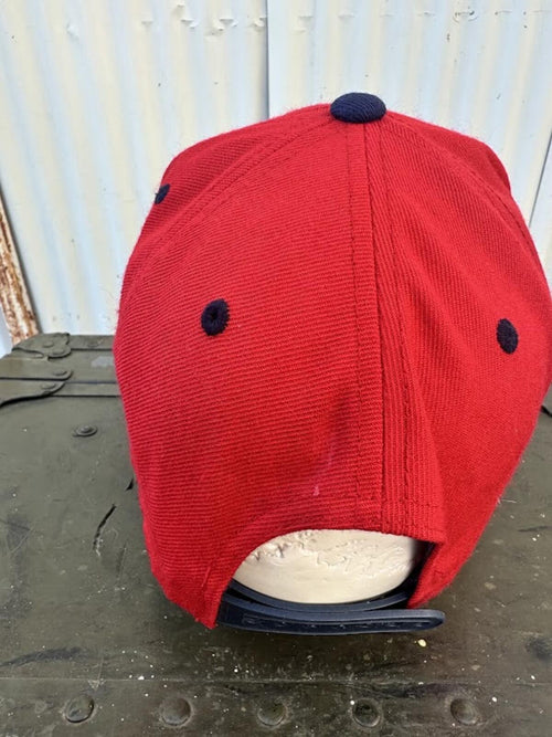 Aeropostale “A” Logo Snapback Hat Red Navy