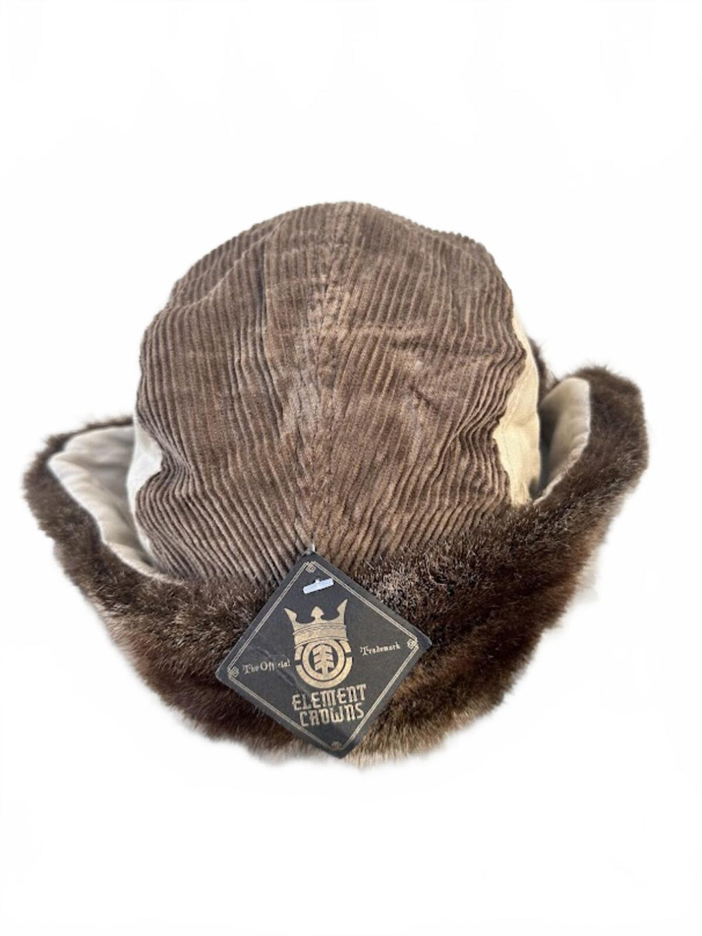 Element Crowns Corduroy Fur Ear Flap Hat