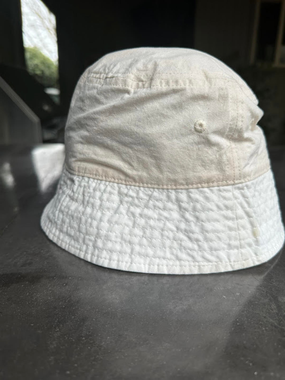 Goodfellow White Cotton Bucket Hat M/L