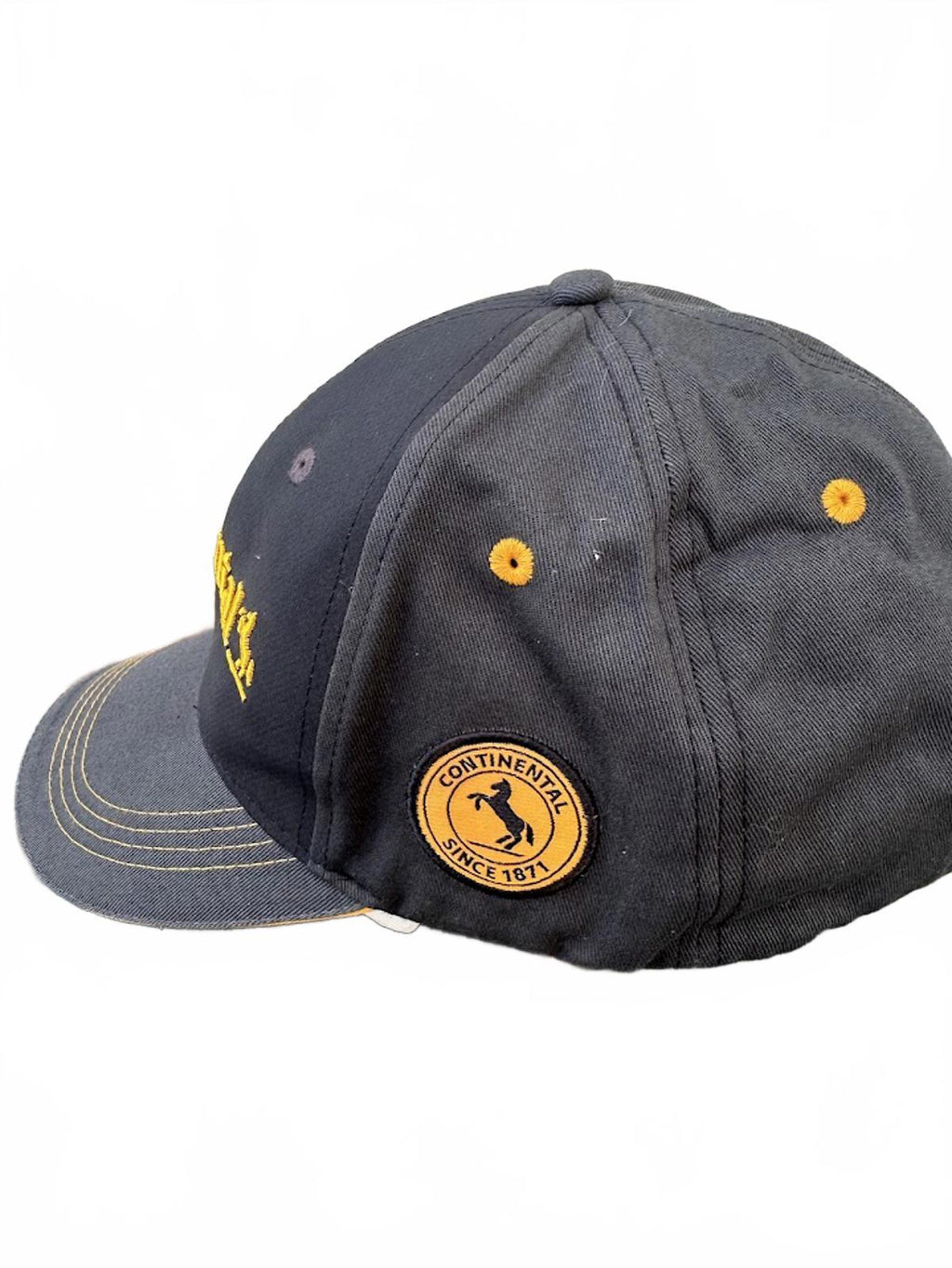Continental Tire Logo Strapback Hat Black