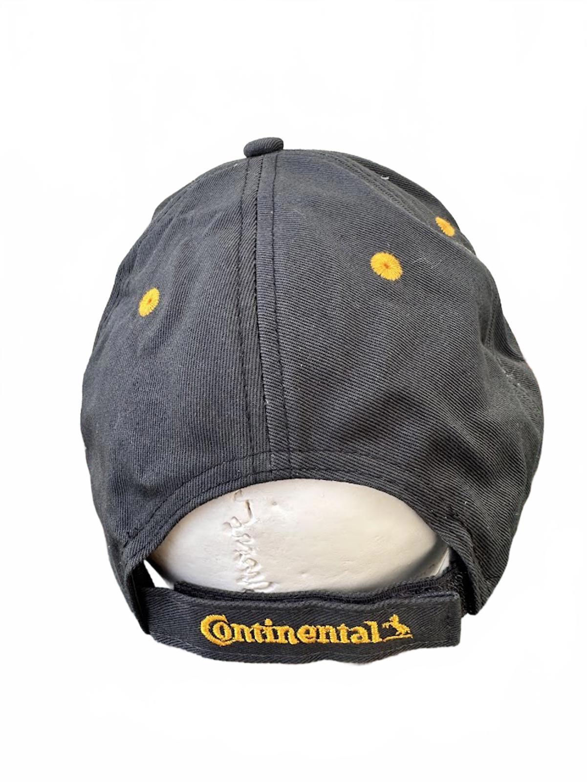 Continental Tire Logo Strapback Hat Black