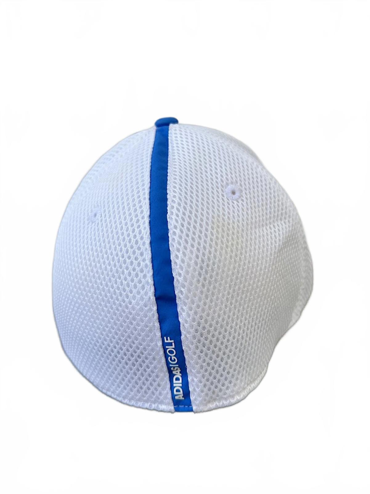 Adidas Golf Blue White L/XL FlexFit Hat