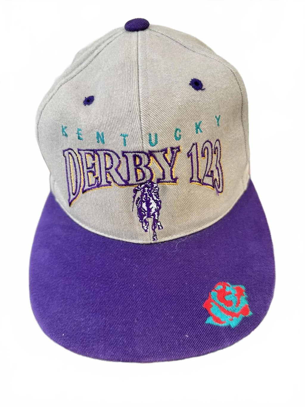 Kentucky Derby 123 Snapback Hat Purple
