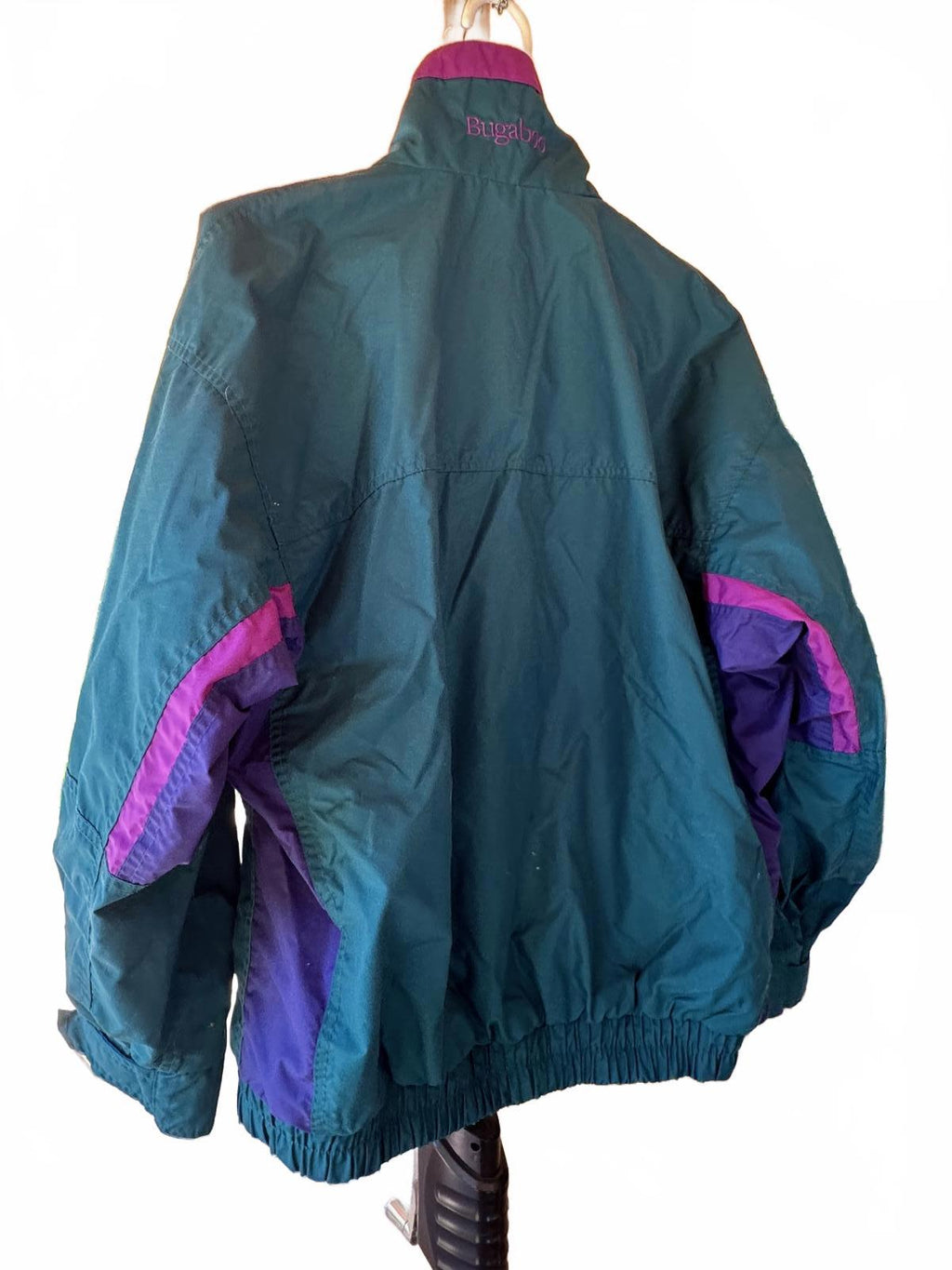 Vintage Columbia Teal Purple Windbreaker Medium