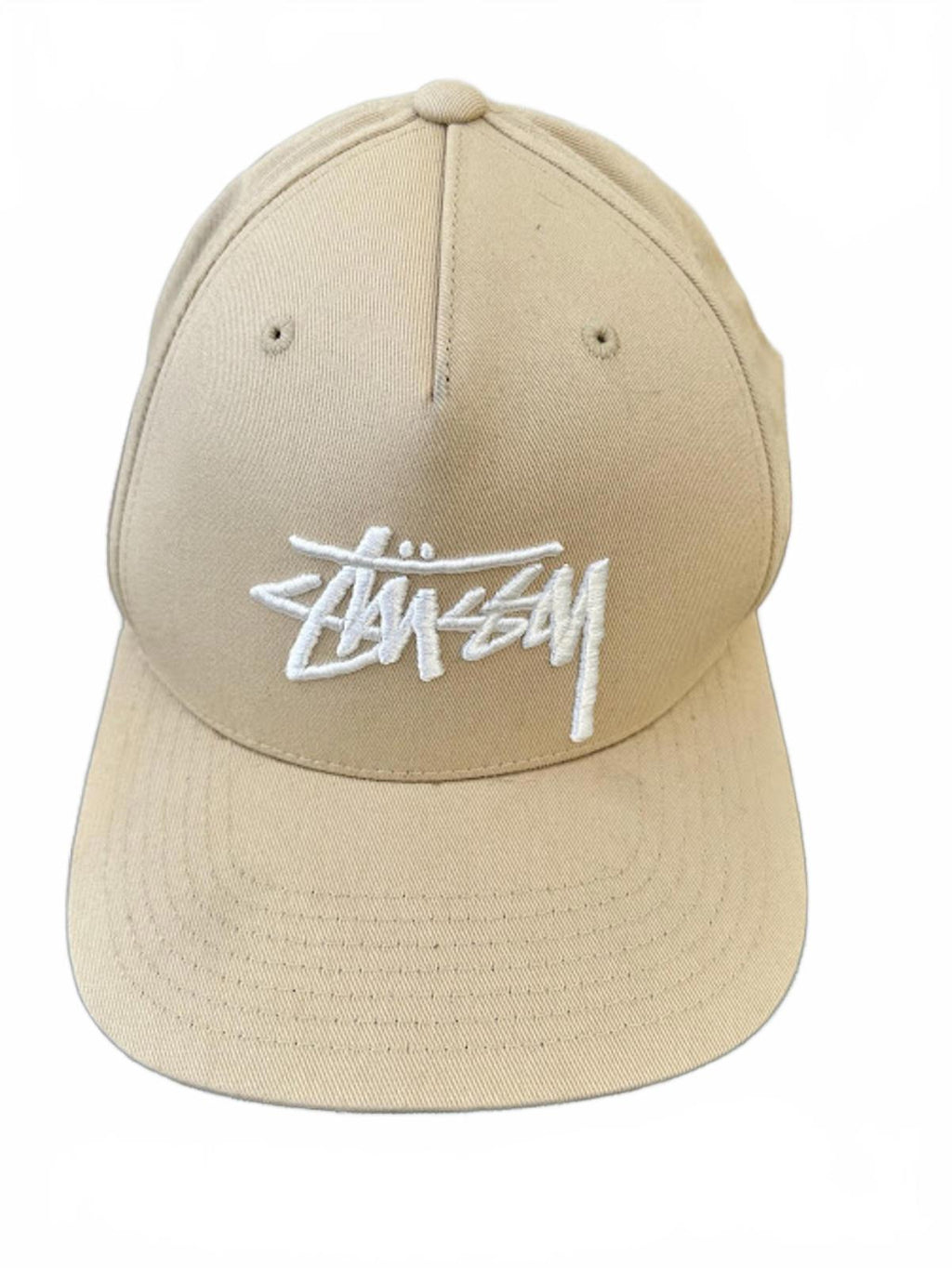Stussy Stock Crown Snapback Sand NWT