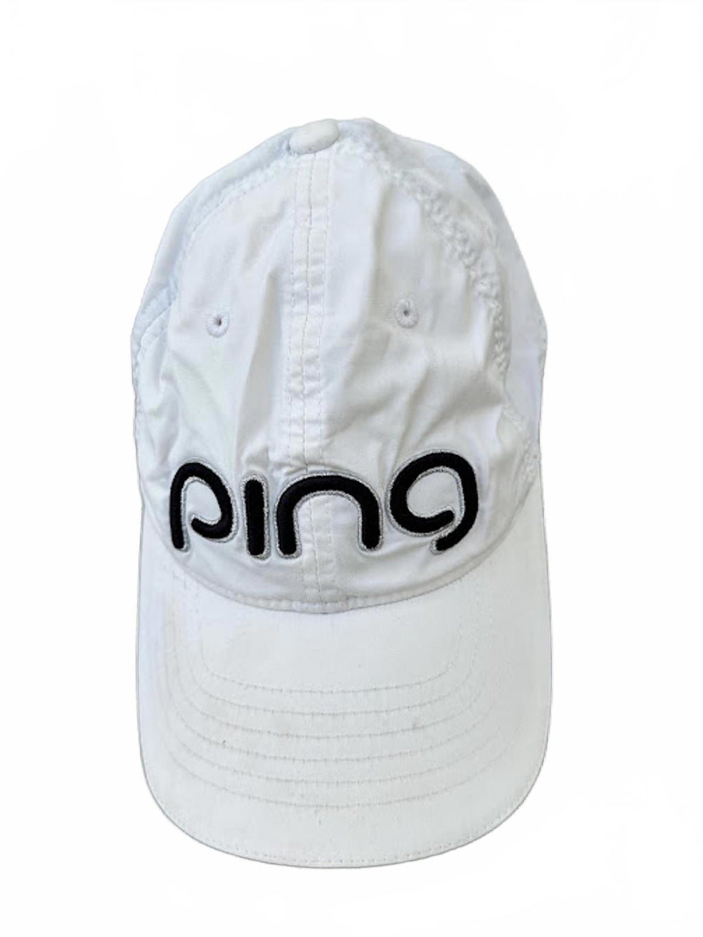 Ping White Flexfit Golf Cap 110 Tech