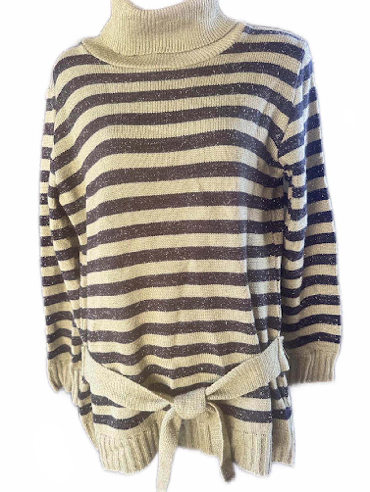 Vintage Danny Mod Stripe Tie-Front Sweater