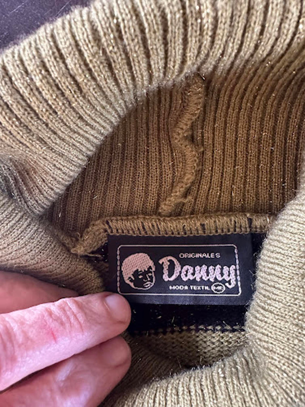 Vintage Danny Mod Stripe Tie-Front Sweater