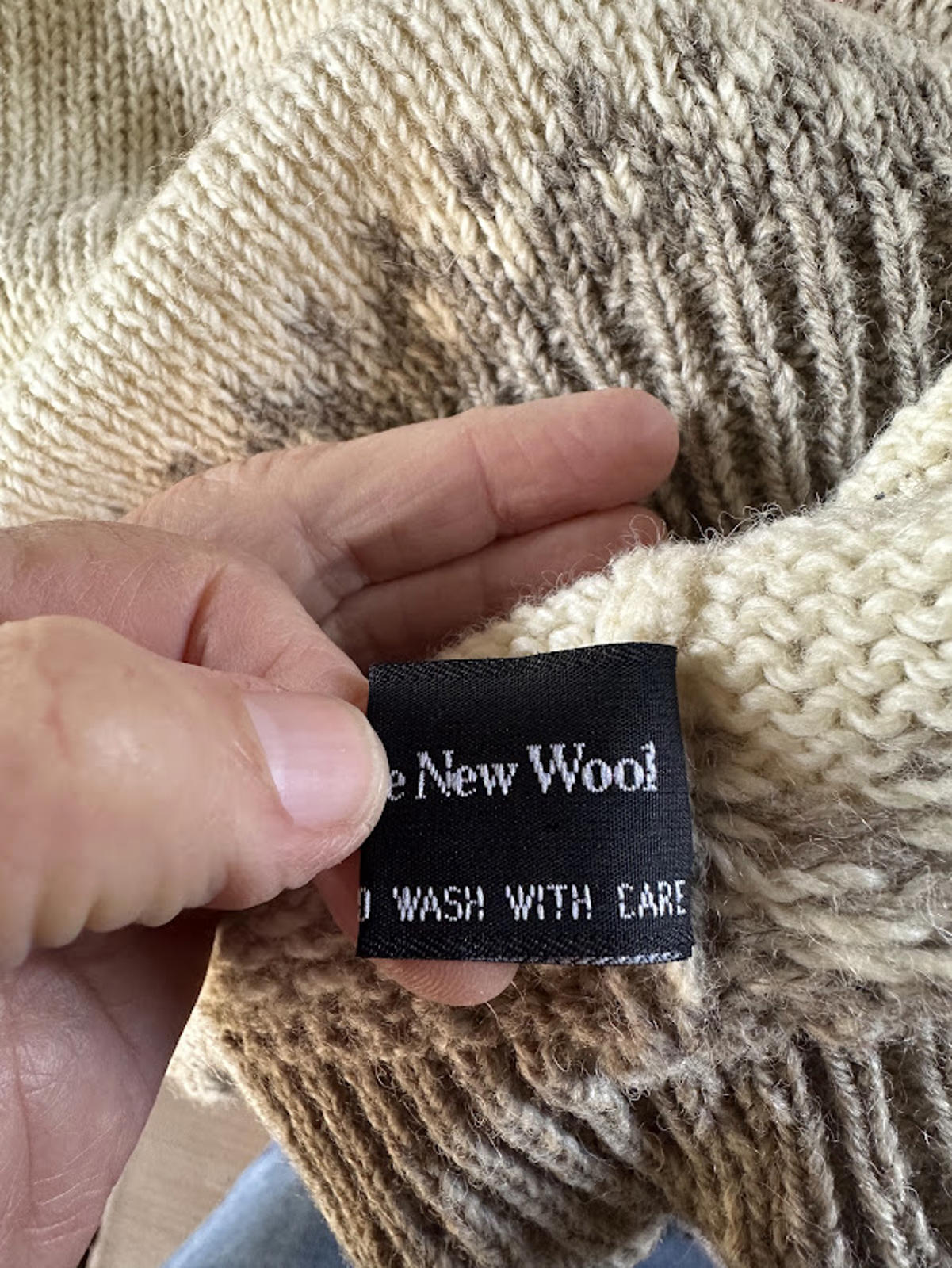 Vintage Kauri Kraft NZ Hand Knit Wool Sweater