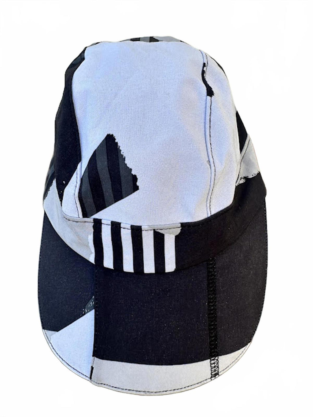Black White Performance Cycling Cap