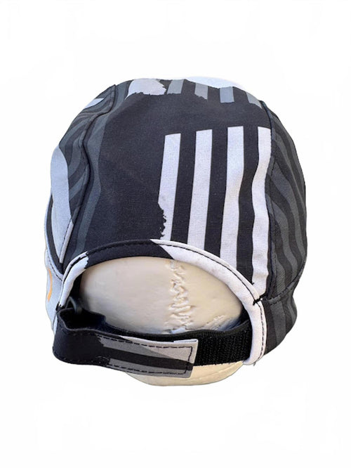 Black White Performance Cycling Cap
