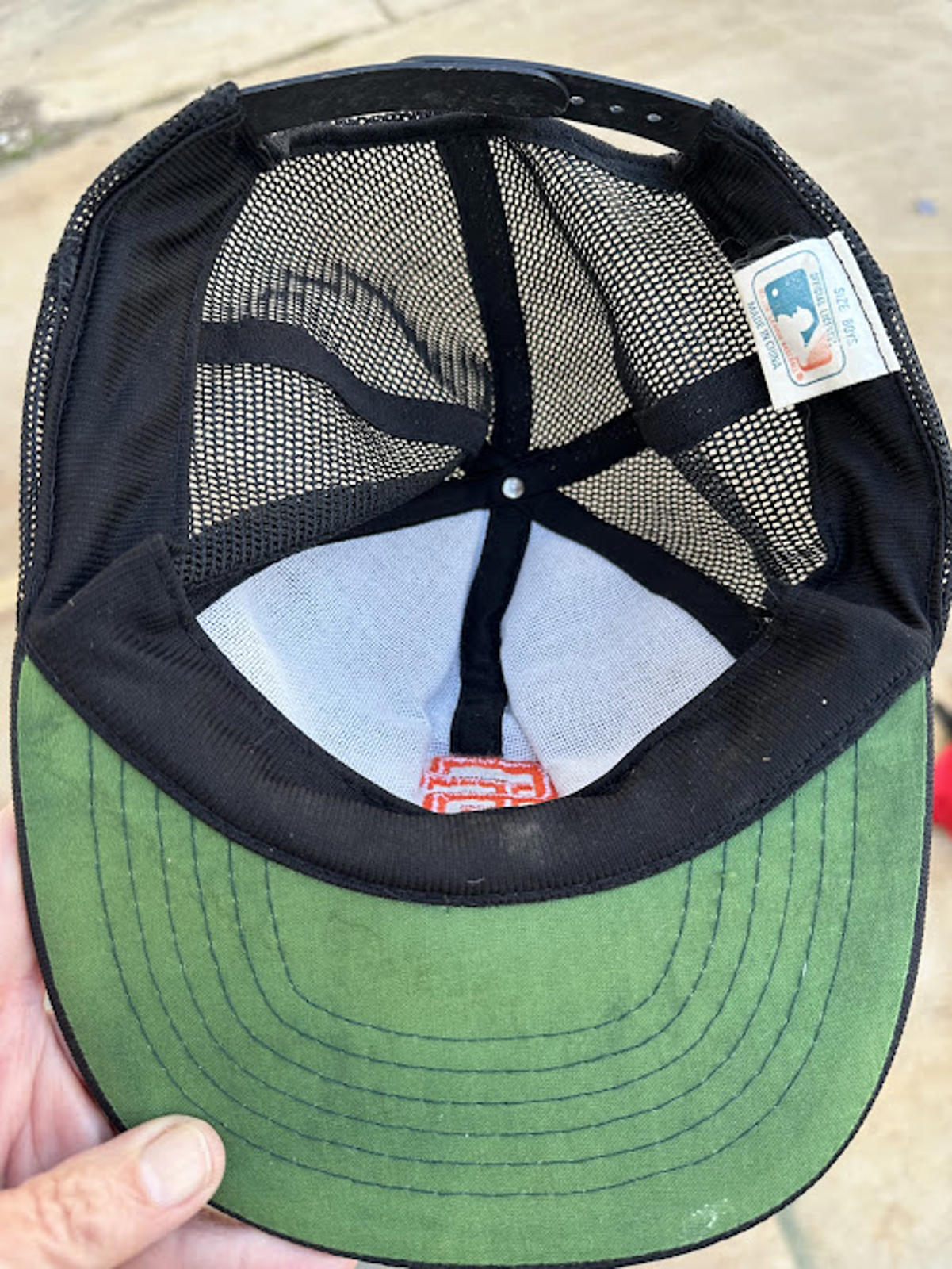 Vintage SF Giants MLB Mesh Trucker Cap  youth size
