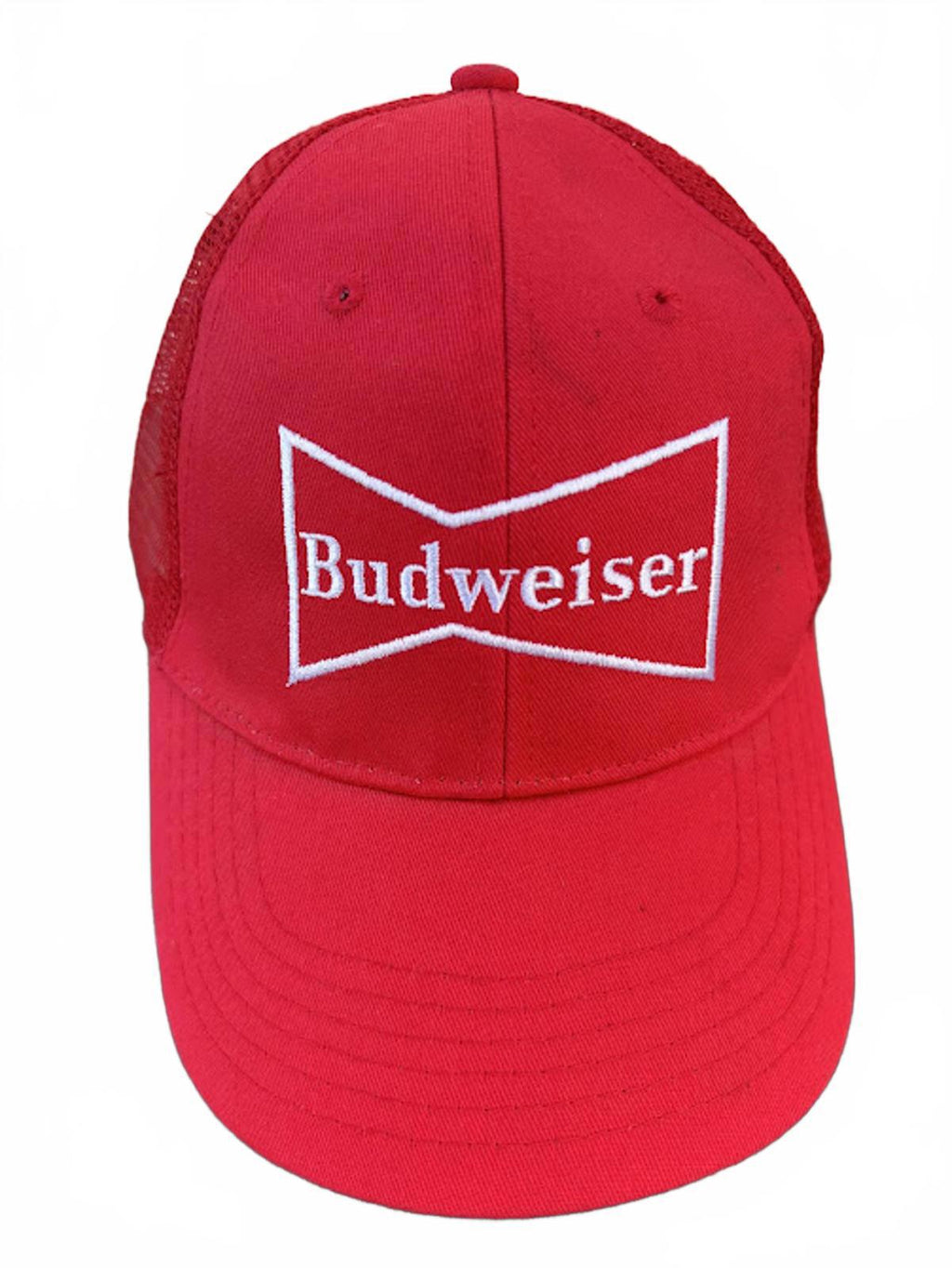 Budweiser Red Mesh Trucker Hat Snapback