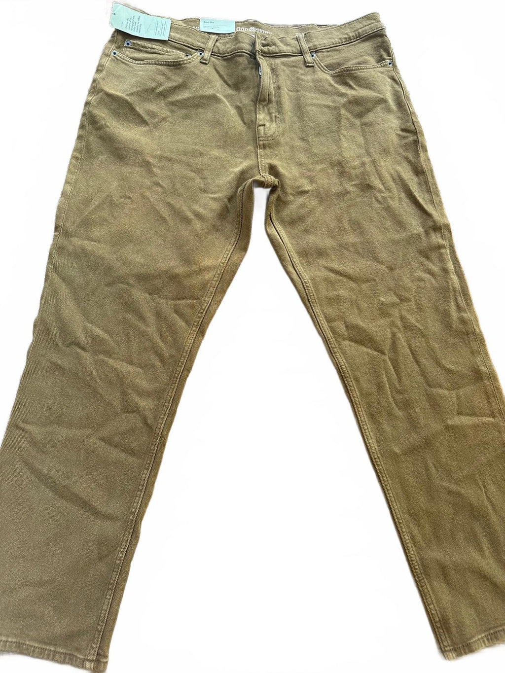 Goodfellow & Co Total Flex 5-Pocket Pants Men’s 40x30 Olive Brown NWT Stretch