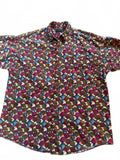 Vintage 90s Structure Floral Shirt Men's Large Korea