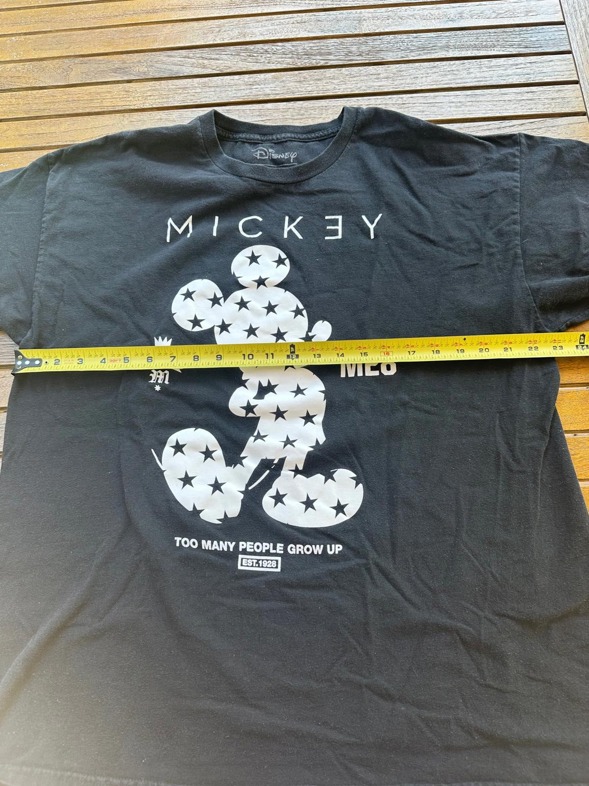 Disney × Neff Mickey Mouse Graphic Tee XL Black Stars Collab