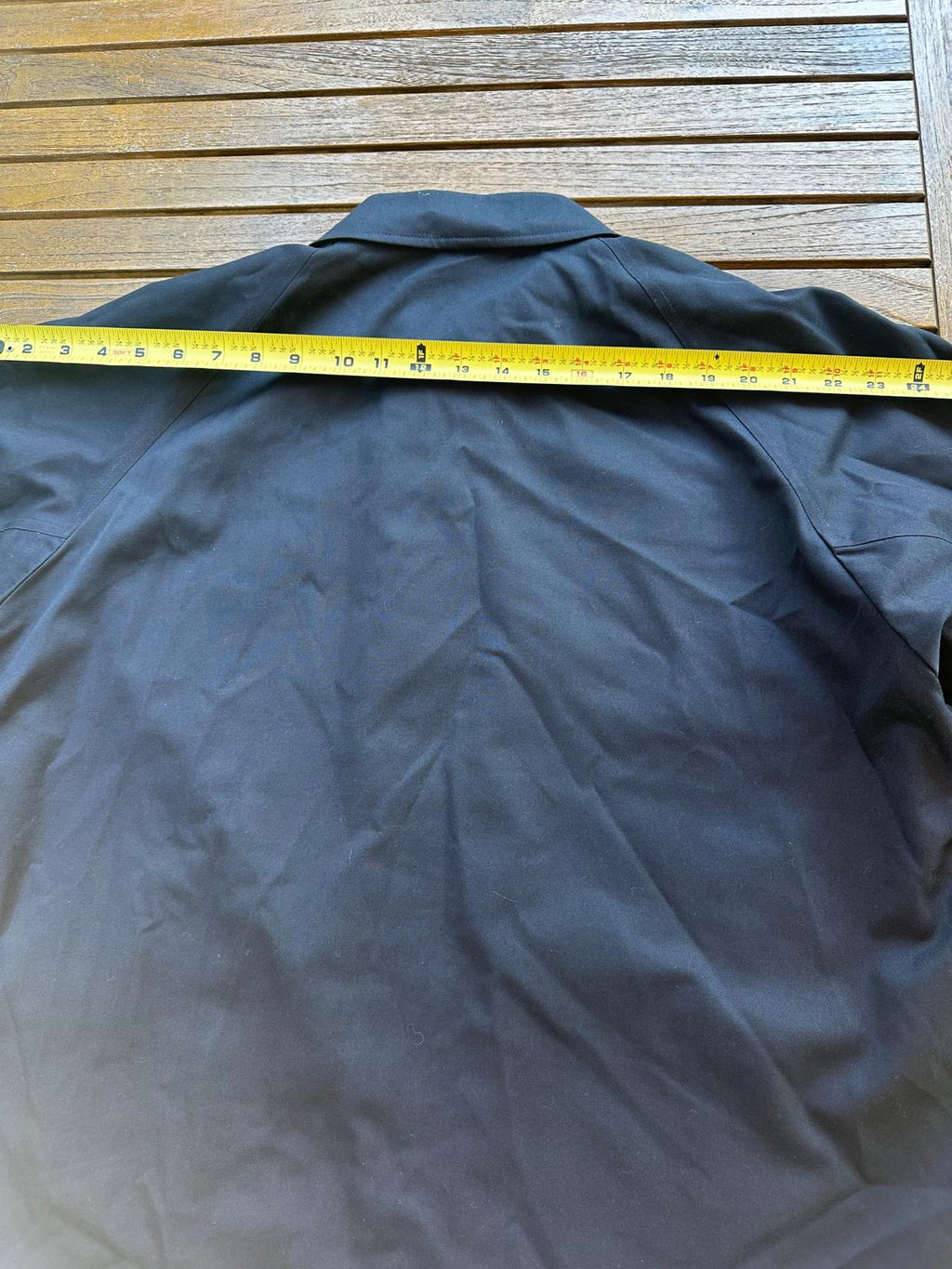 Vintage Burberrys Made in England Navy Car Coat Plaid Lining