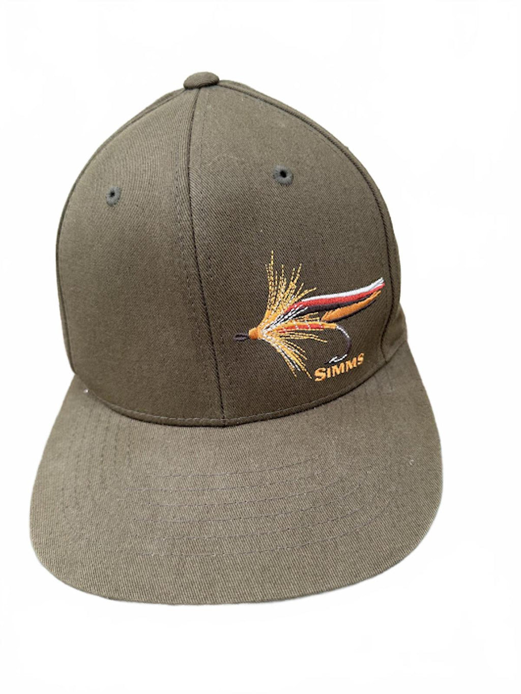 Simms Fly Fishing Trucker Hat Olive Snapback