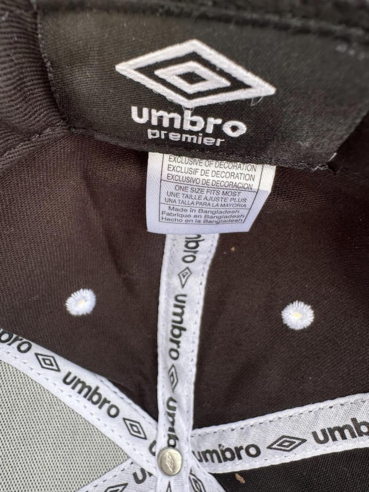 Umbro Premier Logo Snapback Hat Black
