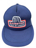 Vintage Maine Tire Trucker Hat Blue