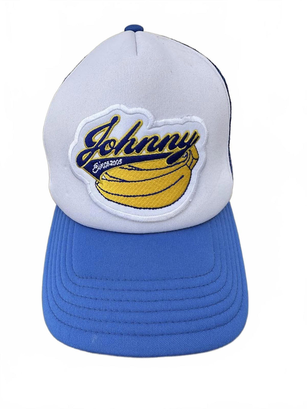 Johnny Bananas Trucker Hat Blue Snapback