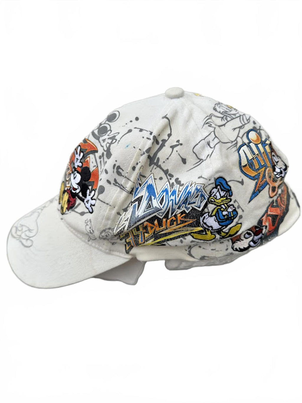 Vintage Disney Mickey & Friends All-Over Print Hat