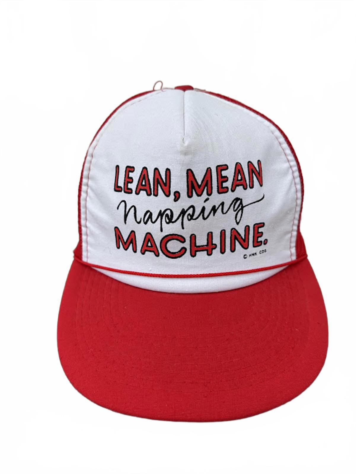 Lean Mean Napping Machine Trucker Hat
