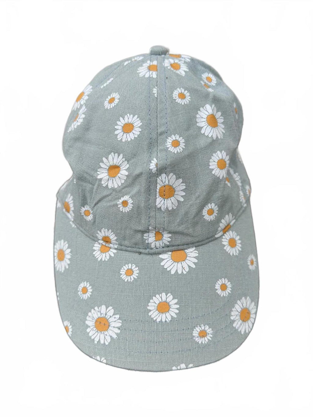 Daisy Floral Strapback Hat OSFM Green