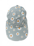 Daisy Floral Strapback Hat OSFM Green