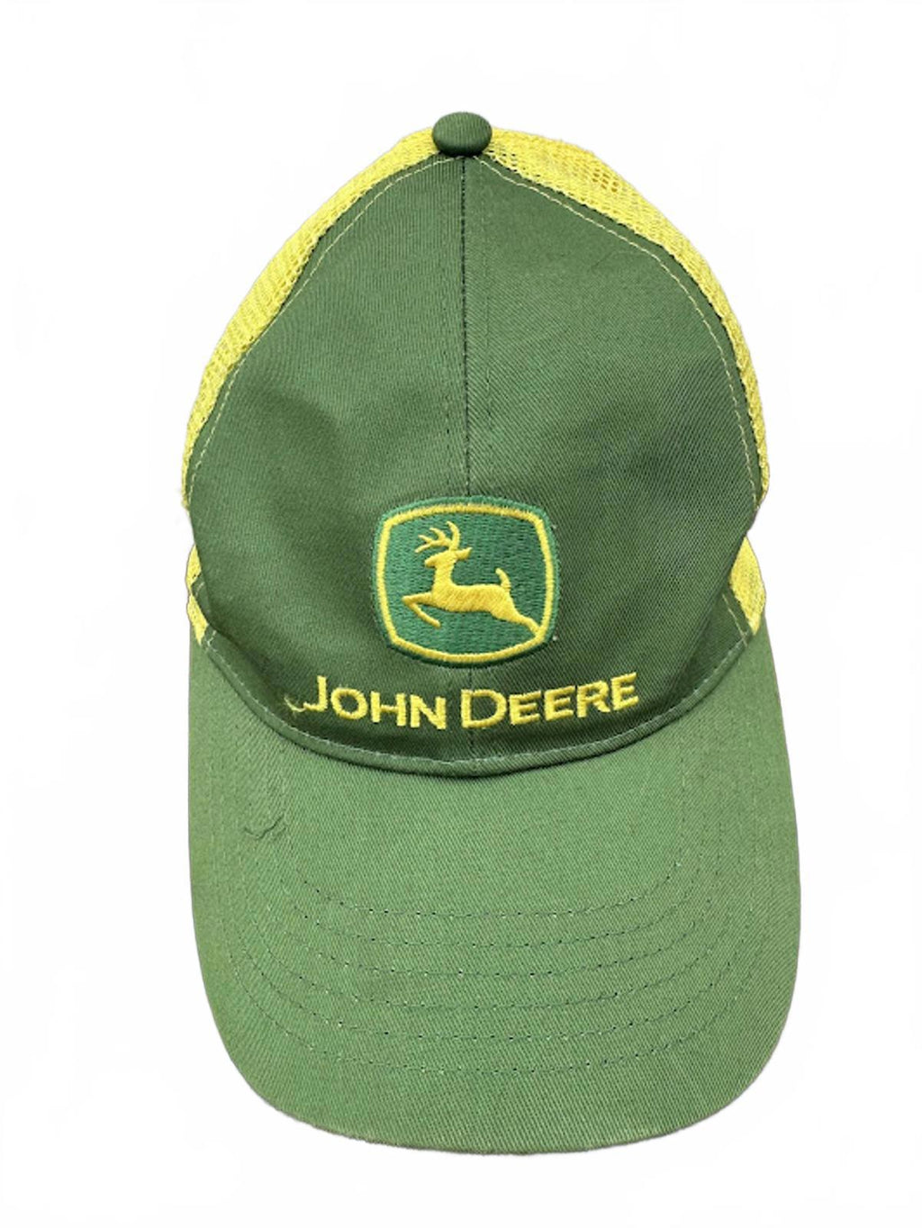 John Deere Green Yellow Trucker Snapback Hat