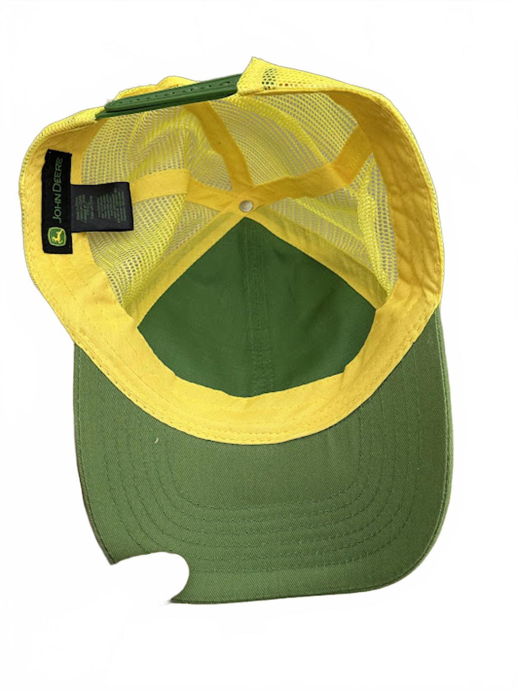 John Deere Green Yellow Trucker Snapback Hat