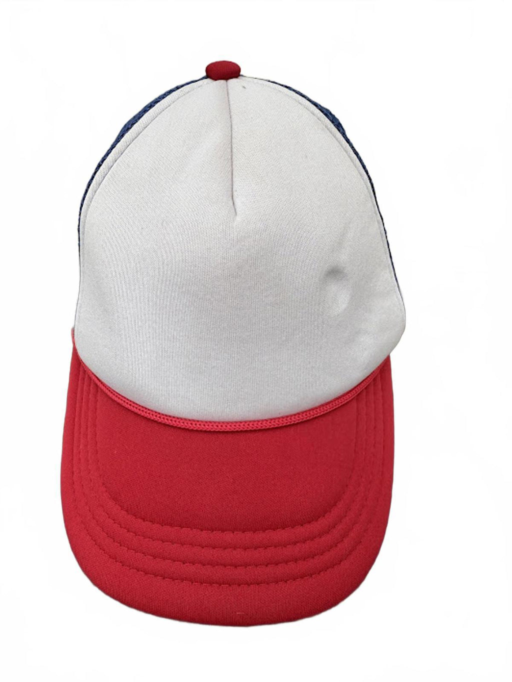 Vintage Blank Trucker Hat Red White Blue Snapback
