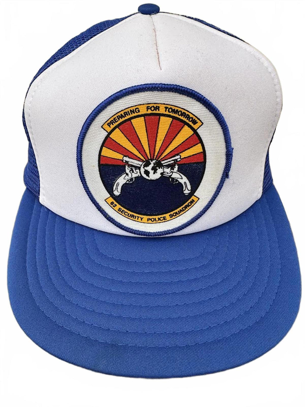 Vintage 82 Security Police Trucker Hat USAF