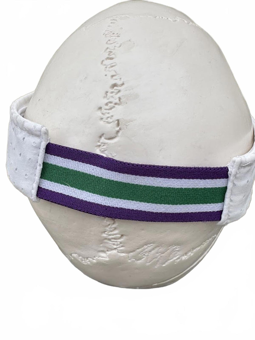 Wimbledon Tennis White Strapback Visor Hat
