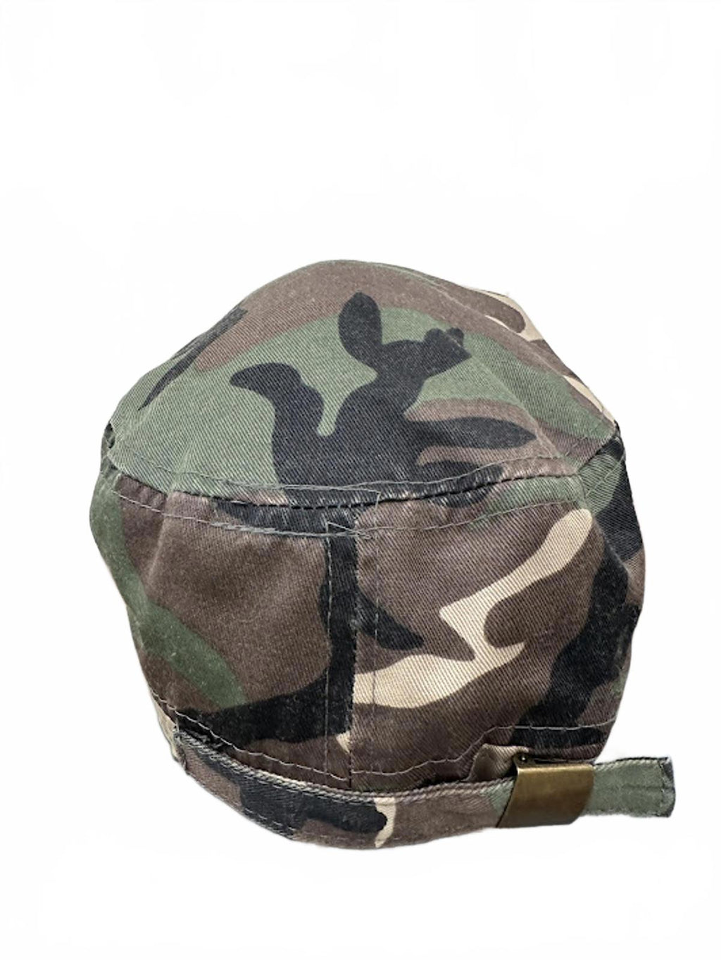 Woodland Camo Military Style Cap Strapback