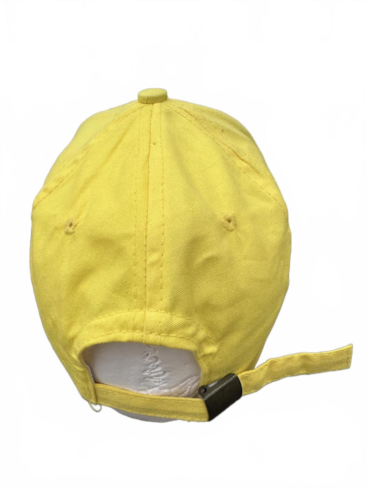 Yellow Pink Two-Tone Strapback Dad Hat