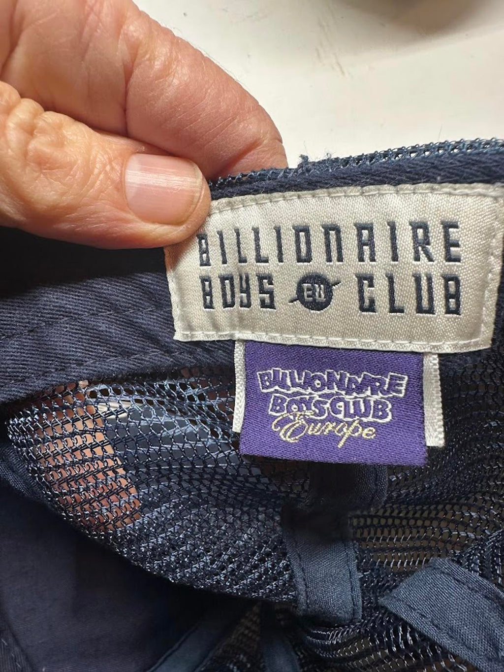 Billionaire Boys Club Mesh Trucker Hat Navy