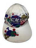 Vintage Excalibur Las Vegas Paint Splash Hat