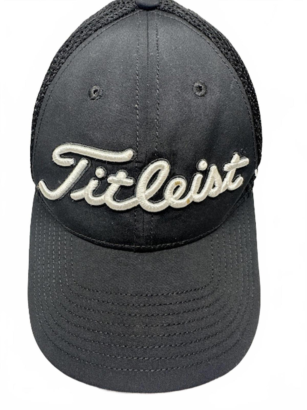 Titleist Mesh Golf Hat Black L/XL Fitted
