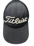 Titleist Mesh Golf Hat Black L/XL Fitted