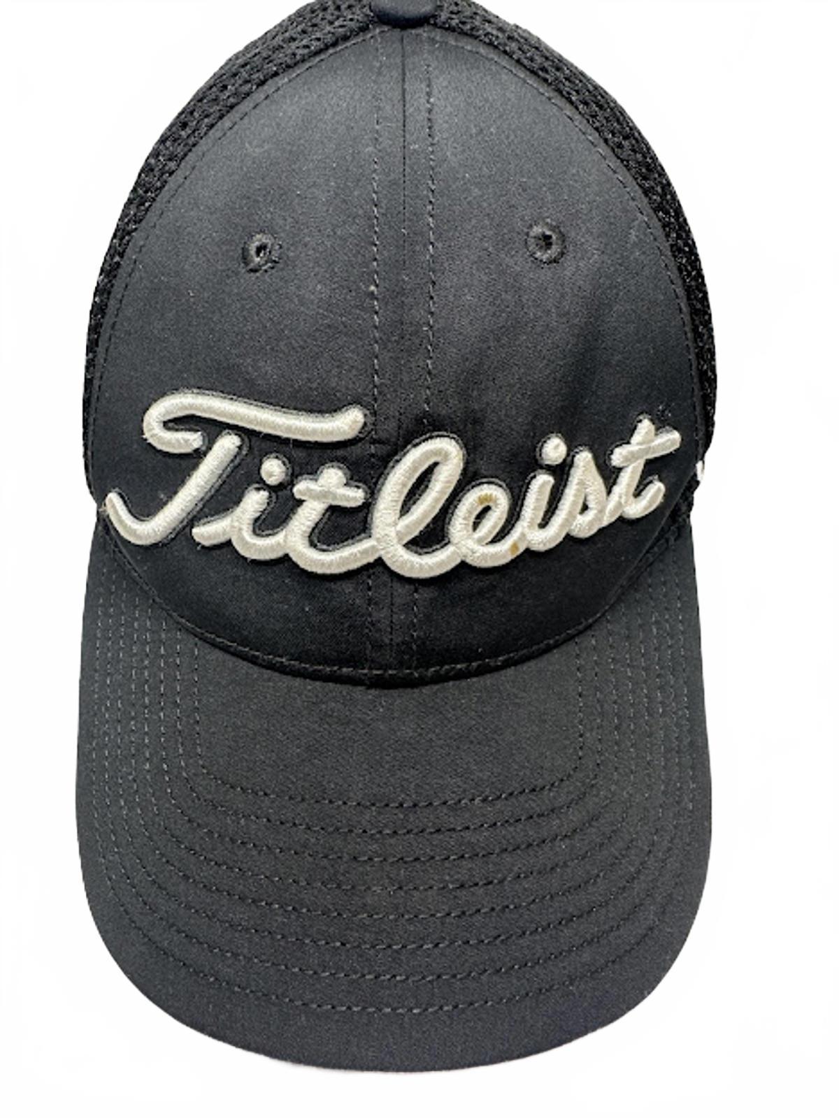 Titleist Mesh Golf Hat Black L/XL Fitted