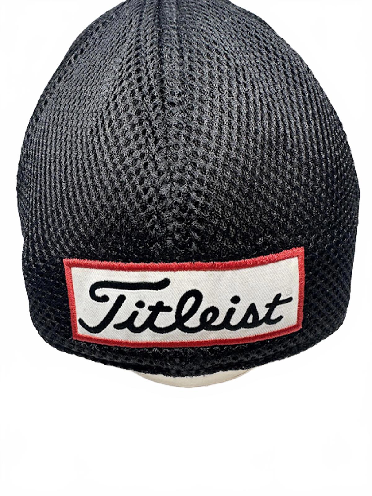 Titleist Mesh Golf Hat Black L/XL Fitted